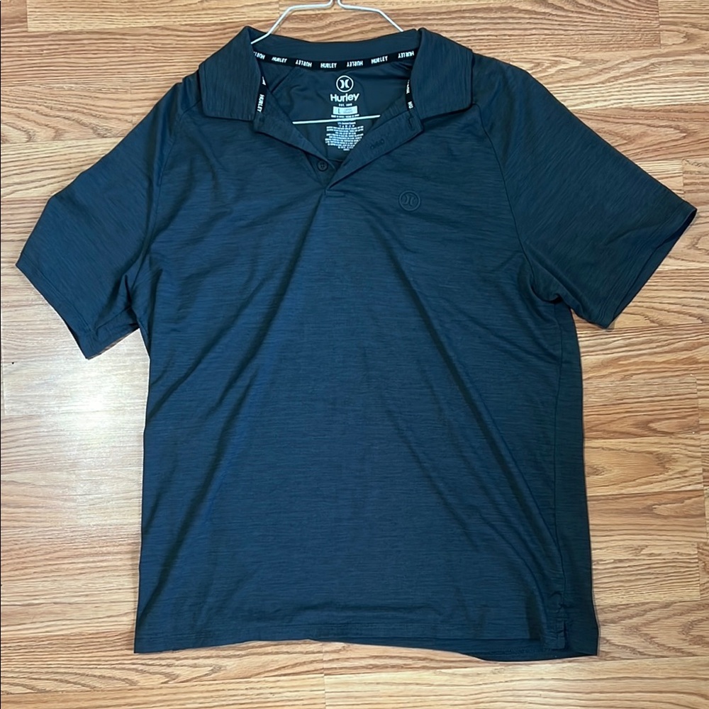 Hurley Men's Black Polo Shirt